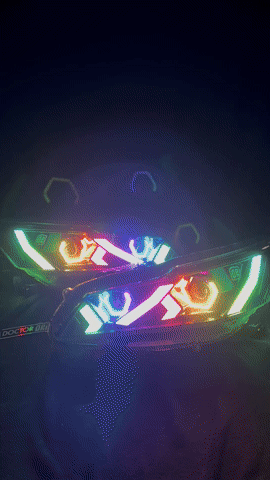 16-17 Accord SEDAN RGB Chasing LAMBO Style Headlights