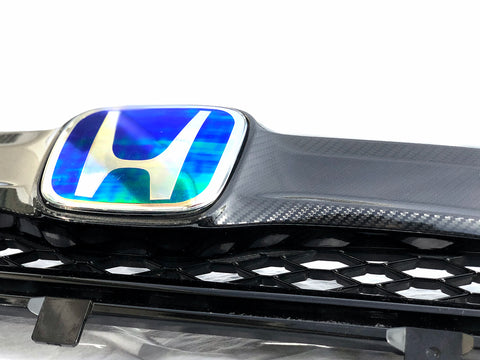 9.5G Accord Coupe Grille & Emblem - Gloss Carbon Fiber Wrapped