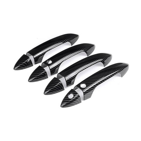 Carbon Fiber Style Door Handle Covers Honda Accord