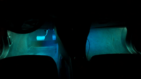 Interior Footwell RGB Chasing LED Strips Kit