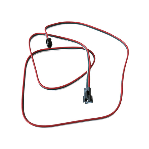 Heavy Duty RGB 3-Pin 18AWG JST Extension Cables with Male Female Connectors 1M (4-pack)