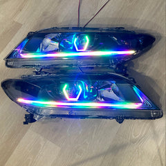 13-15 Honda Accord Coupe RGB Headlights