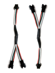 Heavy Duty RGB 18AWG 3 Pin JST Plug Splitters for SK6812 WS2812 (2-pack)