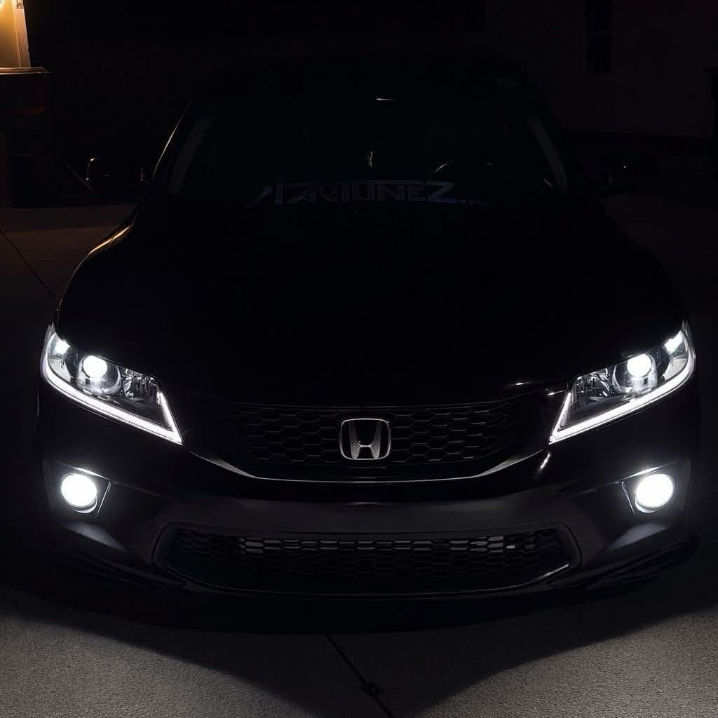 2015 Honda Accord Coupe with Custom Headlights