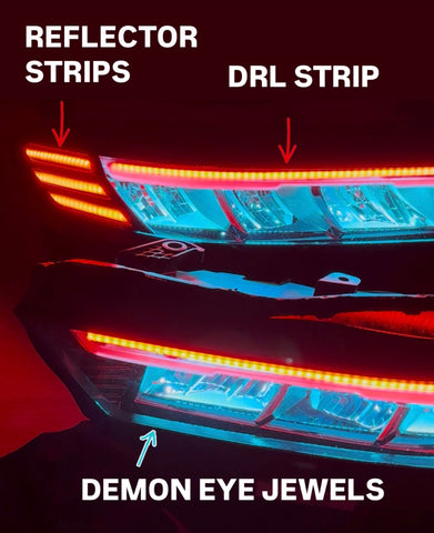 11th Gen Accord RGB Headlight Complete Assemblies