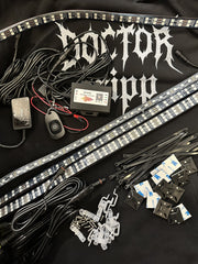 Color Chasing Underglow LED Strips Kit