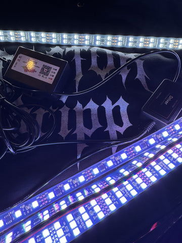 Color Chasing Underglow LED Strips Kit