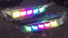 RGB Color Chasing Jewel LED Fog Lights 2013-2015 Honda Accord Sedan