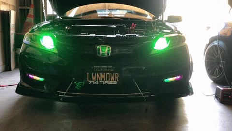 RGB Chasing LED Fog Lights 2016-2017 Honda Accord
