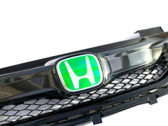 9.5G Accord Coupe Grille & Emblem - Gloss Carbon Fiber Wrapped