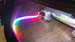 1m RGB Chasing Silicone Milky LED Tubes - Trunk Lighting Kit